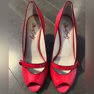 Miss Sixty patent leather Mary Janes.